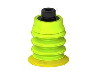 Przysawka piGRIP, warga elastyczna, Ø28 mm, TPE 30°, 3 mieszki, podstawa typ 1, dysk filtracyjny (G.FX28T30.B3.S1.G18MR.02) (9938207) - Piab