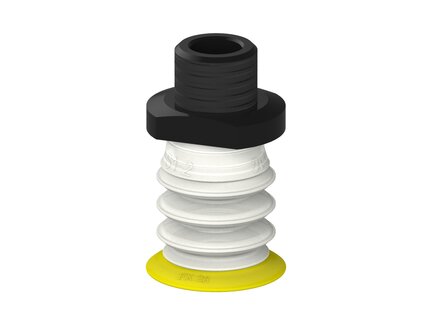 Przysawka piGRIP, warga elastyczna, Ø28 mm, TPE 30°, 3 mieszki, podstawa typ 1, NPT 3/8" zew.,, FDA (G.FX28T30.B3.S1.NT38M.00.FDA) (9909171) - Piab