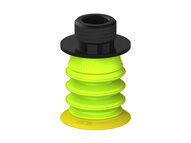 Przysawka piGRIP, warga elastyczna, Ø28 mm, TPE 30°, 3 mieszki, podstawa typ 1, gwint niski G3/8" zew., (G.FX28T30.B3.S1.GL38M.00) (9902919) - Piab