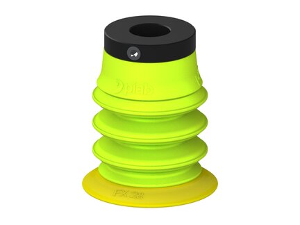 Przysawka piGRIP, warga elastyczna, Ø28 mm, TPE 30°, 3 mieszki, podstawa typ 1, (G.FX28T30.B3.S1.PD08X.00) (9915962) - Piab
