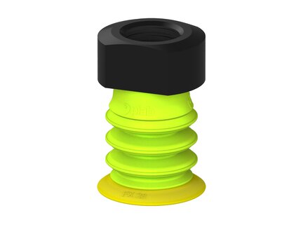 Przysawka piGRIP, warga elastyczna, Ø28 mm, TPE 30°, 3 mieszki, podstawa typ 1, NPSF 3/8" wew., (G.FX28T30.B3.S1.NS38F.00) (9911996) - Piab