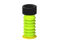 Przysawka piGRIP, warga elastyczna, Ø28 mm, TPE 30°, 6 mieszków (3+3), podstawa typ 1, G1/2" wew., dysk filtracyjny (G.FX28T30.B6.S1.G12F.02) (9955560) - Piab