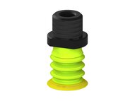 Przysawka piGRIP, warga elastyczna, Ø28 mm, TPE 30°, 3 mieszki, podstawa typ 1, NPT 1/2" zew., filtr siatkowy (G.FX28T30.B3.S1.NT12M.01) (9917941) - Piab