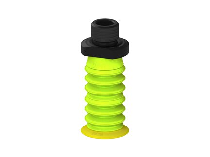 Przysawka piGRIP, warga elastyczna, Ø28 mm, TPE 30°, 6 mieszków (3+3), podstawa typ 1, gwint M16x1.5 zew., (G.FX28T30.B6.S1.MMF16M.00) (9908333) - Piab