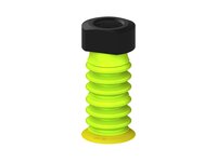 Przysawka piGRIP, warga elastyczna, Ø28 mm, TPE 30°, 6 mieszków (3+3), podstawa typ 1, NPSF 3/8" wew., filtr siatkowy (G.FX28T30.B6.S1.NS38F.01) (9932129) - Piab