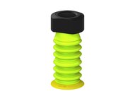 Przysawka piGRIP, warga elastyczna, Ø28 mm, TPE 30°, 6 mieszków (3+3), podstawa typ 1, NPSF 3/8" wew., filtr siatkowy (G.FX28T30.B6.S1.NS38F.01) (9932129) - Piab