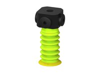 Przysawka piGRIP, warga elastyczna, Ø28 mm, TPE 30°, 6 mieszków (3+3), podstawa typ 1, NPSF 5x1/8" wew., (G.FX28T30.B6.S1.NS518F.00) (9933400) - Piab
