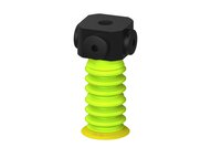 Przysawka piGRIP, warga elastyczna, Ø28 mm, TPE 30°, 6 mieszków (3+3), podstawa typ 1, NPSF 5x1/8" wew., (G.FX28T30.B6.S1.NS518F.00) (9933400) - Piab