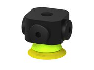 Przysawka piGRIP, warga elastyczna, Ø28 mm, TPE 30°, bez mieszków, podstawa typ 1, NPSF 5x1/8" wew., (G.FX28T30.F.S1.NS518F.00) (9944021) - Piab