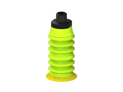 Przysawka piGRIP, warga elastyczna, Ø28 mm, TPE 30°, 6 mieszków (3+3), podstawa typ 1, NPT 1/8" zew., filtr siatkowy (G.FX28T30.B6.S1.NT18M.01) (9946101) - Piab