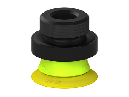 Przysawka piGRIP, warga elastyczna, Ø28 mm, TPE 30°, bez mieszków, podstawa typ 1, G1/2" zew., (G.FX28T30.F.S1.G12M.00) (9943404) - Piab