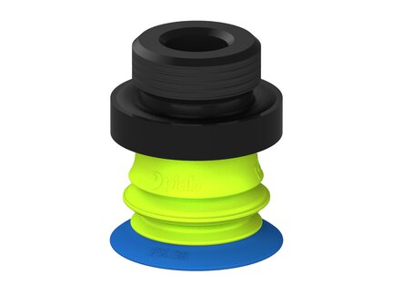 Przysawka piGRIP, warga elastyczna, Ø28 mm, TPE 50°, 1 mieszek, podstawa typ 1, G1/2" zew., (G.FX28T50.B1.S1.G12M.20) (9961829) - Piab
