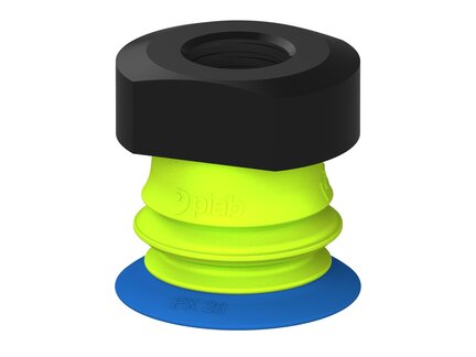 Przysawka piGRIP, warga elastyczna, Ø28 mm, TPE 50°, 1 mieszek, podstawa typ 1, G1/4" wew., (G.FX28T50.B1.S1.G14F.00) (9905866) - Piab