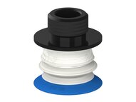 Przysawka piGRIP, warga elastyczna, Ø28 mm, TPE 50°, 1 mieszek, podstawa typ 1, gwint niski G3/8" zew.,, FDA (G.FX28T50.B1.S1.GL38M.00.FDA) (9966779) - Piab