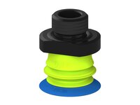 Przysawka piGRIP, warga elastyczna, Ø28 mm, TPE 50°, 1 mieszek, podstawa typ 1, G3/8" zew., filtr siatkowy (G.FX28T50.B1.S1.G38M.01) (9902646) - Piab