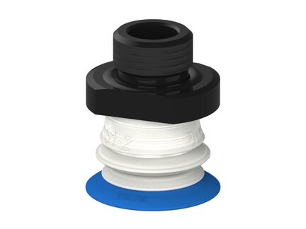 Przysawka piGRIP, warga elastyczna, Ø28 mm, TPE 50°, 1 mieszek, podstawa typ 1, G3/8" zew.,, FDA (G.FX28T50.B1.S1.G38M.00.FDA) (9931295) - Piab
