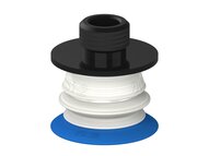 Przysawka piGRIP, warga elastyczna, Ø28 mm, TPE 50°, 1 mieszek, podstawa typ 1, gwint niski G1/4" zew.,, FDA (G.FX28T50.B1.S1.GL14M.00.FDA) (9966340) - Piab