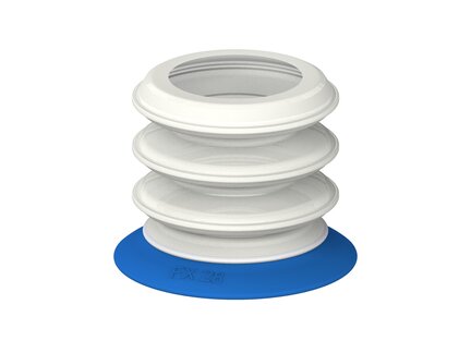 Przysawka piGRIP, warga elastyczna, Ø28 mm, TPE 50°, 3 mieszki, FDA (G.FX28T50.B3.S0.XXX.00.FDA) (9976317) - Piab