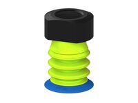 Przysawka piGRIP, warga elastyczna, Ø28 mm, TPE 50°, 3 mieszki, podstawa typ 1, G3/8" wew., (G.FX28T50.B3.S1.G38F.00) (9941664) - Piab
