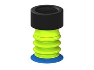 Przysawka piGRIP, warga elastyczna, Ø28 mm, TPE 50°, 3 mieszki, podstawa typ 1, G1/2" wew., filtr siatkowy (G.FX28T50.B3.S1.G12F.01) (9904493) - Piab