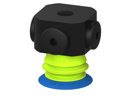 Przysawka piGRIP, warga elastyczna, Ø28 mm, TPE 50°, 1 mieszek, podstawa typ 1, NPSF 5x1/8" wew., (G.FX28T50.B1.S1.NS518F.00) (9964057) - Piab