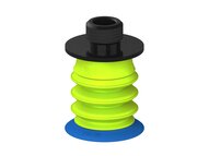 Przysawka piGRIP, warga elastyczna, Ø28 mm, TPE 50°, 3 mieszki, podstawa typ 1, gwint niski G1/4" zew., (G.FX28T50.B3.S1.GL14M.00) (9908951) - Piab