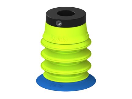 Przysawka piGRIP, warga elastyczna, Ø28 mm, TPE 50°, 3 mieszki, podstawa typ 1, (G.FX28T50.B3.S1.PD08X.00) (9976925) - Piab