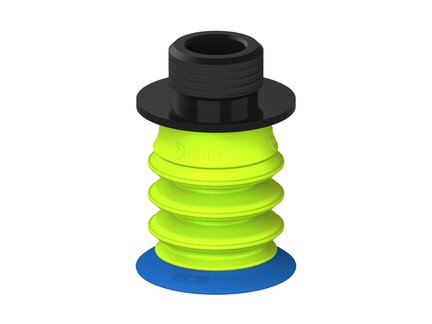 Przysawka piGRIP, warga elastyczna, Ø28 mm, TPE 50°, 3 mieszki, podstawa typ 1, gwint niski G3/8" zew., (G.FX28T50.B3.S1.GL38M.00) (9918705) - Piab