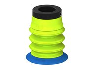 Przysawka piGRIP, warga elastyczna, Ø28 mm, TPE 50°, 3 mieszki, podstawa typ 1, (G.FX28T50.B3.S1.PD11X.00) (9919751) - Piab
