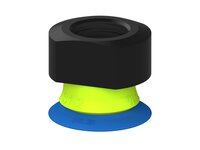 Przysawka piGRIP, warga elastyczna, Ø28 mm, TPE 50°, bez mieszków, podstawa typ 1, G3/8" wew., filtr siatkowy (G.FX28T50.F.S1.G38F.01) (9952725) - Piab
