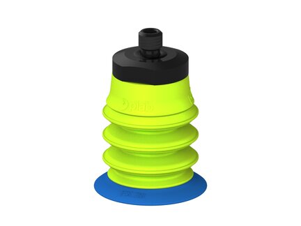 Przysawka piGRIP, warga elastyczna, Ø28 mm, TPE 50°, 3 mieszki, podstawa typ 1, M6 zew., (G.FX28T50.B3.S1.MM6M.00) (9910322) - Piab