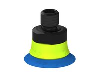 Przysawka piGRIP, warga elastyczna, Ø28 mm, TPE 50°, bez mieszków, podstawa typ 1, gwint M10 zew., (G.FX28T50.F.S1.MM10M.00) (9924944) - Piab