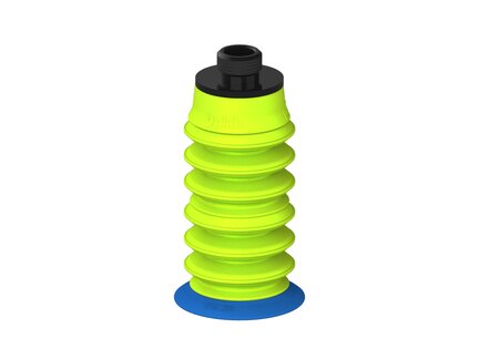 Przysawka piGRIP, warga elastyczna, Ø28 mm, TPE 50°, 6 mieszków (3+3), podstawa typ 1, gwint niski G 1/8" zew., (G.FX28T50.B6.S1.GL18M.00) (9915369) - Piab