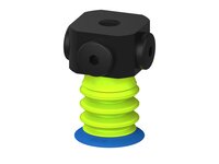 Przysawka piGRIP, warga elastyczna, Ø28 mm, TPE 50°, 3 mieszki, podstawa typ 1, NPSF 5x1/8" wew., (G.FX28T50.B3.S1.NS518F.00) (9906361) - Piab