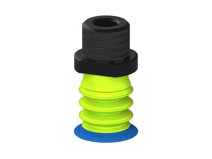 Przysawka piGRIP, warga elastyczna, Ø28 mm, TPE 50°, 3 mieszki, podstawa typ 1, NPT 1/2" zew., (G.FX28T50.B3.S1.NT12M.00) (9937973) - Piab