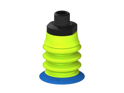 Przysawka piGRIP, warga elastyczna, Ø28 mm, TPE 50°, 3 mieszki, podstawa typ 1, NPT 1/8" zew., (G.FX28T50.B3.S1.NT18M.00) (9922247) - Piab