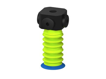 Przysawka piGRIP, warga elastyczna, Ø28 mm, TPE 50°, 6 mieszków (3+3), podstawa typ 1, NPSF 5x1/8" wew., (G.FX28T50.B6.S1.NS518F.00) (9948109) - Piab