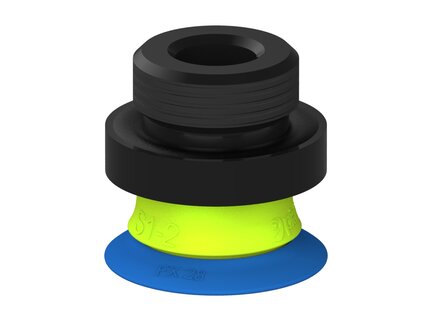 Przysawka piGRIP, warga elastyczna, Ø28 mm, TPE 50°, bez mieszków, podstawa typ 1, G1/2" zew., (G.FX28T50.F.S1.G12M.00) (9937677) - Piab