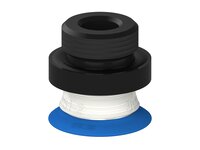 Przysawka piGRIP, warga elastyczna, Ø28 mm, TPE 50°, bez mieszków, podstawa typ 1, G1/2" zew., filtr siatkowy, FDA (G.FX28T50.F.S1.G12M.01.FDA) (9947908) - Piab