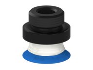 Przysawka piGRIP, warga elastyczna, Ø28 mm, TPE 50°, bez mieszków, podstawa typ 1, G1/2" zew., filtr siatkowy, FDA (G.FX28T50.F.S1.G12M.01.FDA) (9947908) - Piab