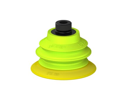 Przysawka piGRIP, warga elastyczna, Ø39 mm, TPE 30°, 1 mieszek, podstawa typ 1, (G.FX39T30.B1.S1.G18MR.00) (9943874) - Piab