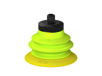Przysawka piGRIP, warga elastyczna, Ø39 mm, TPE 30°, 1 mieszek, podstawa typ 1, M6 zew., (G.FX39T30.B1.S1.MM6M.00) (9904604) - Piab
