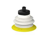 Przysawka piGRIP, warga elastyczna, Ø39 mm, TPE 30°, 1 mieszek, podstawa typ 1, M6 zew., filtr siatkowy, FDA (G.FX39T30.B1.S1.MM6M.01.FDA) (9912723) - Piab