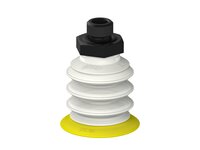 Przysawka piGRIP, warga elastyczna, Ø39 mm, TPE 30°, 3 mieszki, podstawa typ 1, G1/4" zew., piSAVE, dławik 1,3 mm, FDA (G.FX39T30.B3.S1.G14M.05.FDA) (9949256) - Piab