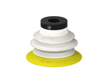 Przysawka piGRIP, warga elastyczna, Ø39 mm, TPE 30°, 1 mieszek, podstawa typ 1,, FDA (G.FX39T30.B1.S1.PD08X.00.FDA) (9971420) - Piab