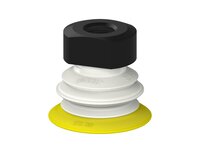 Przysawka piGRIP, warga elastyczna, Ø39 mm, TPE 30°, 1 mieszek, podstawa typ 1, NPT 1/4" wew., dysk filtracyjny, FDA (G.FX39T30.B1.S1.NT14F.02.FDA) (9909316) - Piab
