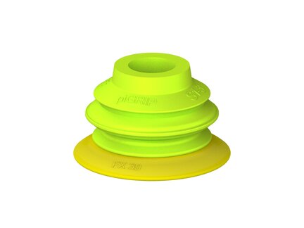 Przysawka piGRIP, warga elastyczna, Ø39 mm, TPE 30°, 1 mieszek, podstawa typ 1 (G.FX39T30.B1.S1.XXX.00) (9902600) - Piab