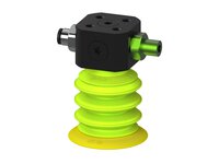 Przysawka piGRIP, warga elastyczna, Ø39 mm, TPE 30°, 3 mieszki, podstawa typ 1, COAX in piGRIP, wys. przepływ, filtr siatkowy (G.FX39T30.B3.S1.CSX.01) (9912913) - Piab
