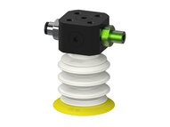 Przysawka piGRIP, warga elastyczna, Ø39 mm, TPE 30°, 3 mieszki, podstawa typ 1, COAX in piGRIP, wys. przepływ, filtr siatkowy, FDA (G.FX39T30.B3.S1.CSX.01.FDA) (9929108) - Piab