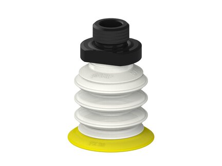 Przysawka piGRIP, warga elastyczna, Ø39 mm, TPE 30°, 3 mieszki, podstawa typ 1, G3/8" zew., piSAVE 03/60 (G.FX39T30.B3.S1.G38M.16.FDA) (9945046) - Piab
